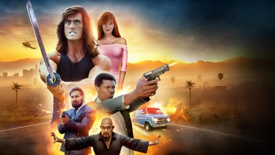 Samurai Cop Poster Landscape Image