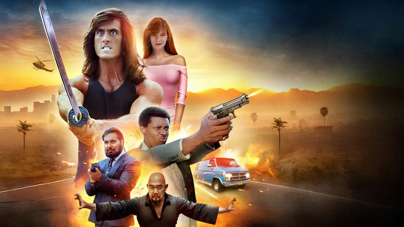 Samurai Cop Poster Landscape Image
