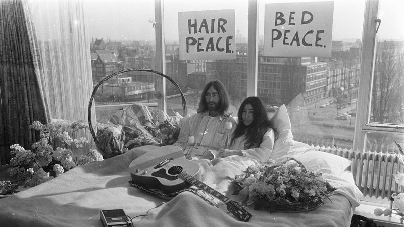 Bed Peace Poster Landscape Image