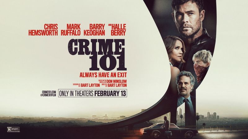 Crime 101 Poster Landscape Image