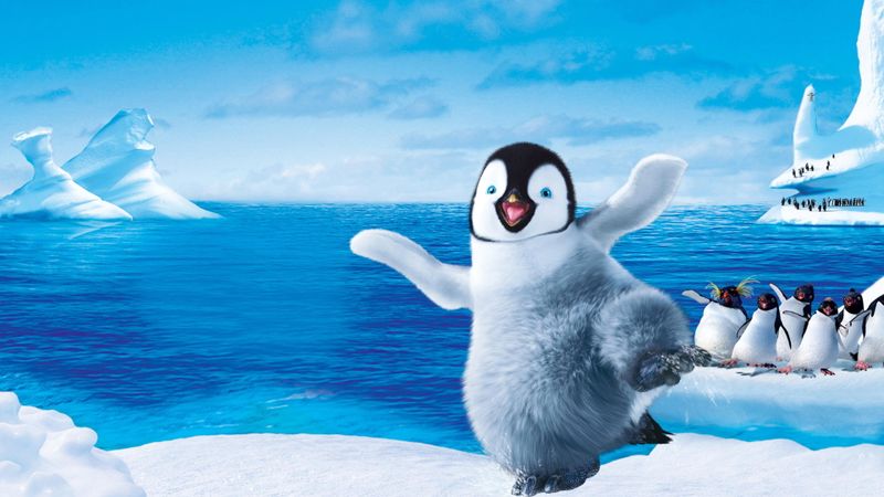 Happy Feet Backdrop Image